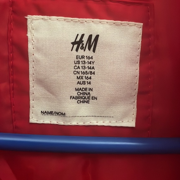 Red Kids Bomber Jacket - Picture 2 of 6